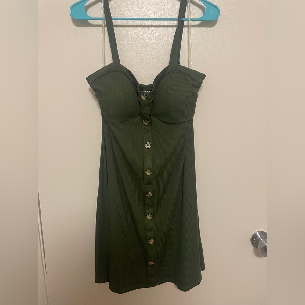 No Boundaries green dress, size xl